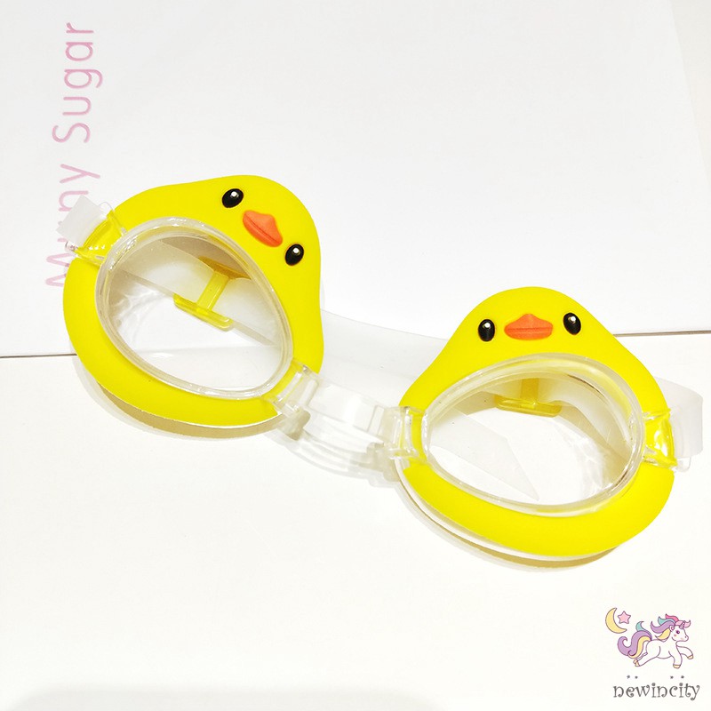 Kính Bơi Silicon Chống Nước Sương Mù Dễ Thương Cho Bé
