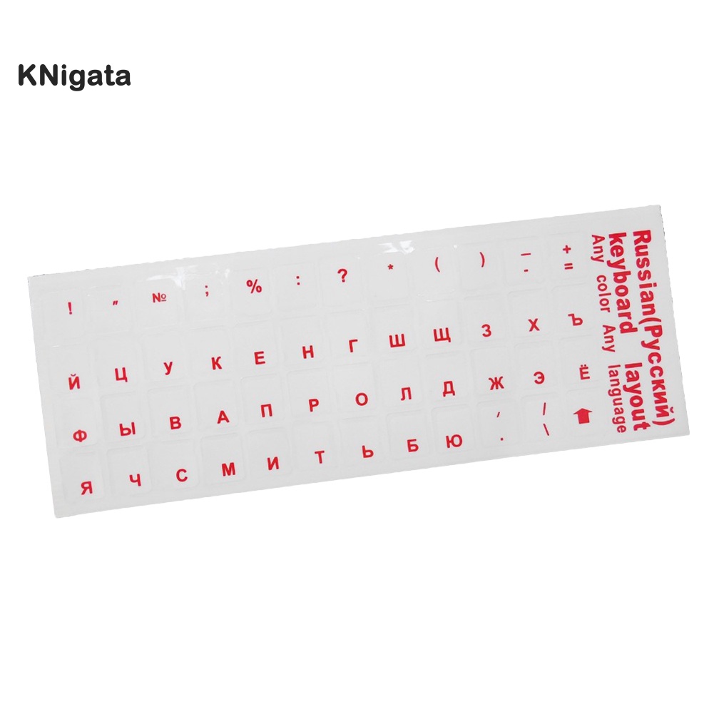 Miếng dán bàn phím thay thế chữ tiếng Nga cho PC Laptop