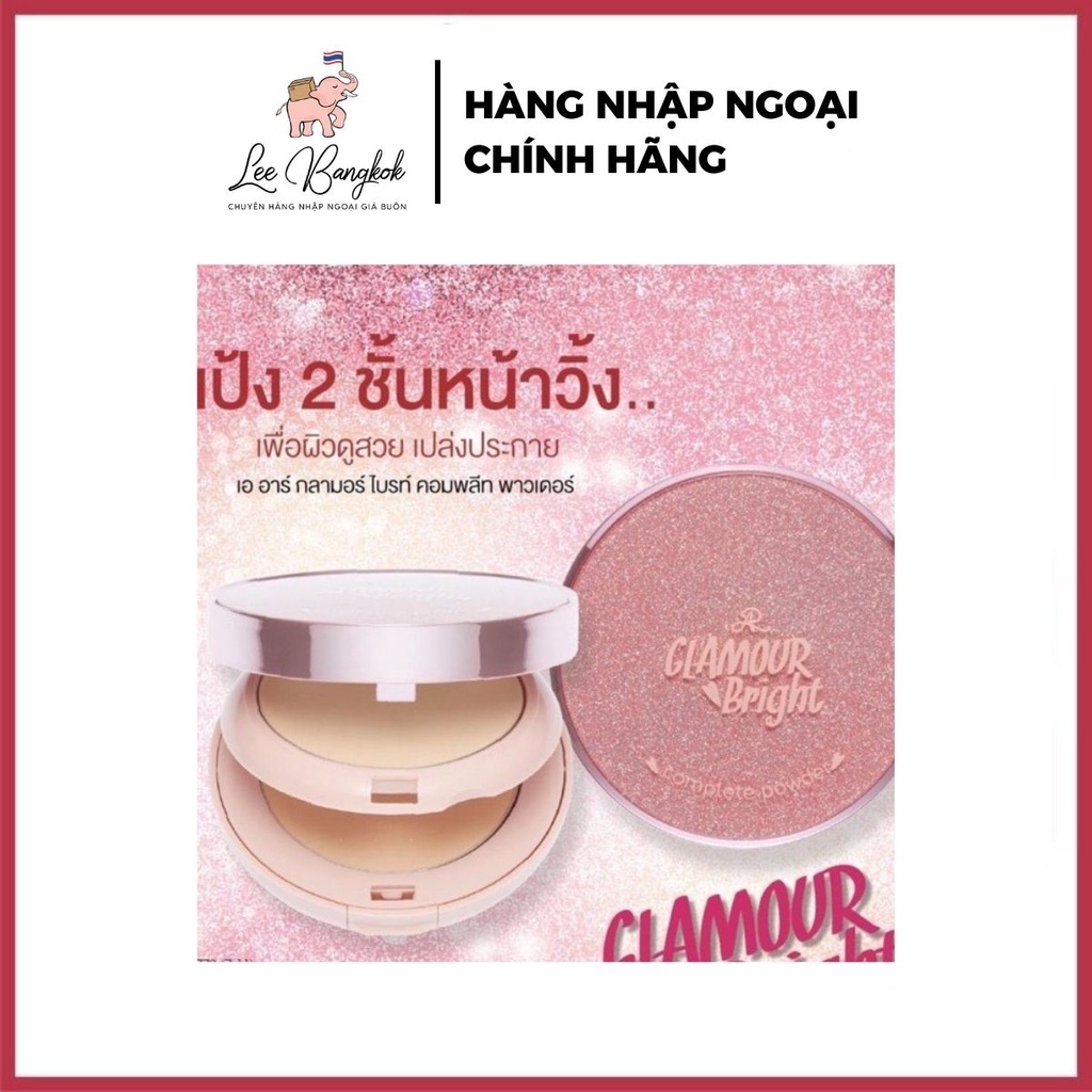 Phấn Phủ Aron Glamour 3 Tầng Thái Lan Sang Trọng 2 In 1 (26g)