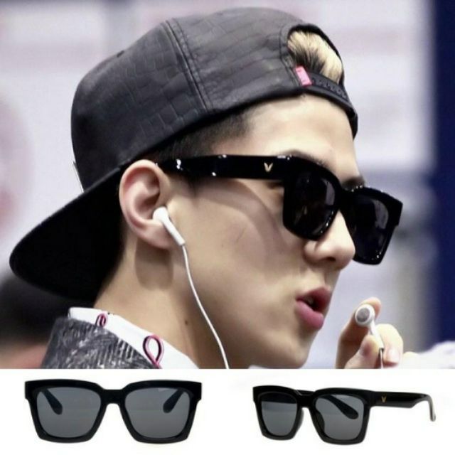 Kính mát chữ V thời trang nam nữ teen đẹp SH126