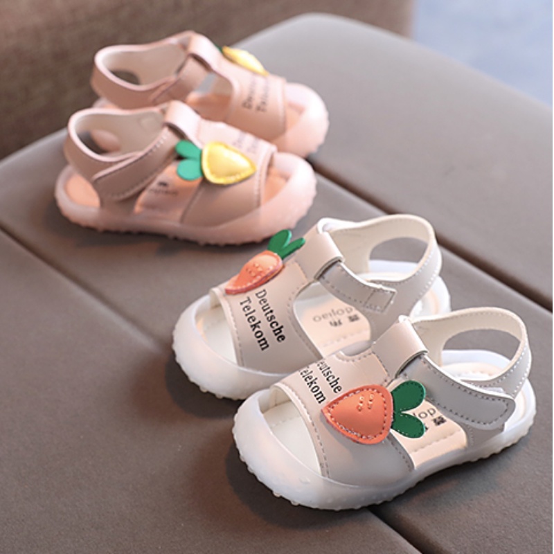 Dép tập đi đế chống trượt sandal cho bé gái  BUNNY STORE GTD03