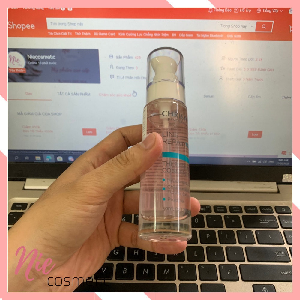 Serum cấp nước tr.ẻ ho.á da Christina Line Repair Theraskin+ HA 30ml và 50ml