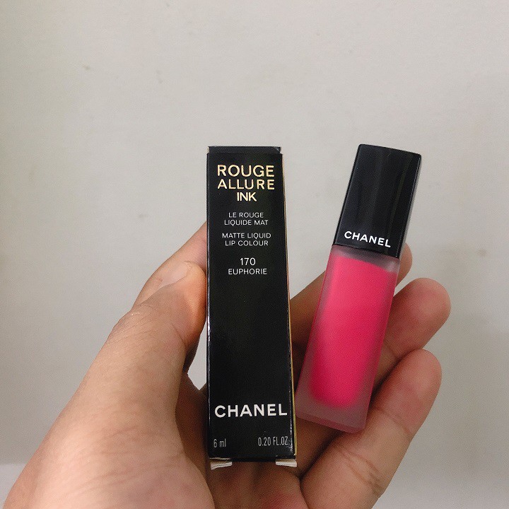 Son Chanel Rouge Allure Ink Cahnel170 Euphorie Màu Hồng Đỏ