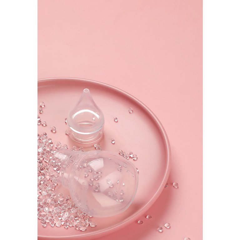 Ống hút dịch mũi silicone Haakaa, Giúp bé thông thoáng mũi, hết ngẹt mũi