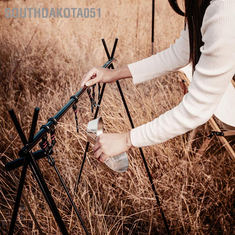 Giá Đỡ Quần Áo Bằng Hợp Kim Nhôm Kèm Móc Treo Có Thể Gấp Gọn Tiện Dụng