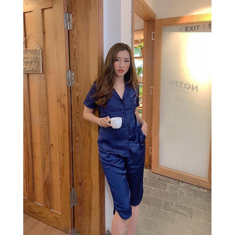 Xả kho đồ bộ pijama - Đồ bộ ngủ pijama LỤA,bèo lửng siêu hot | BigBuy360 - bigbuy360.vn