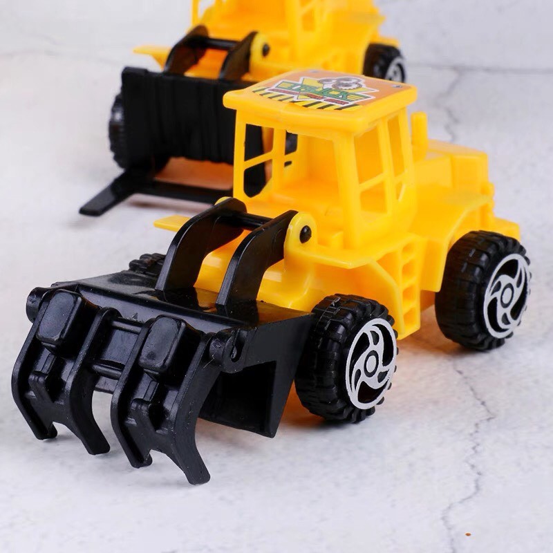 Ô tô đồ chơi trẻ em set 6 xe cẩu cho bé rèn luyện khả năng vận động DC004