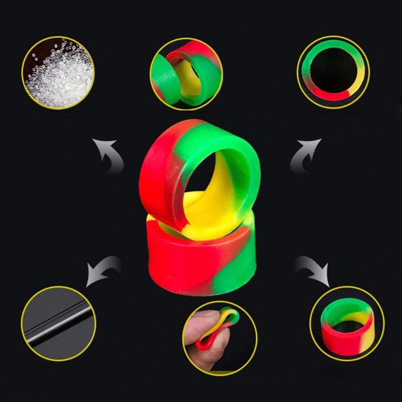 QQ Vòng Chặn Cần Câu Cá Bằng Silicone Chống Trượt Tiện Dụng