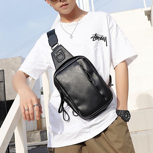 Túi Đeo Chéo Trước Ngực Da Thời Trang