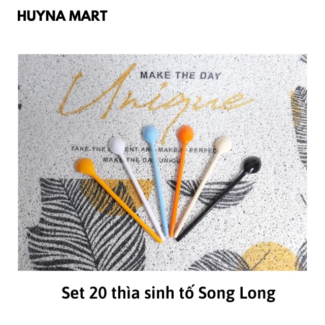 Set 20 Thìa Sinh tố Cán Dài Hãng Song Long An Toàn Khi Sử Dụng