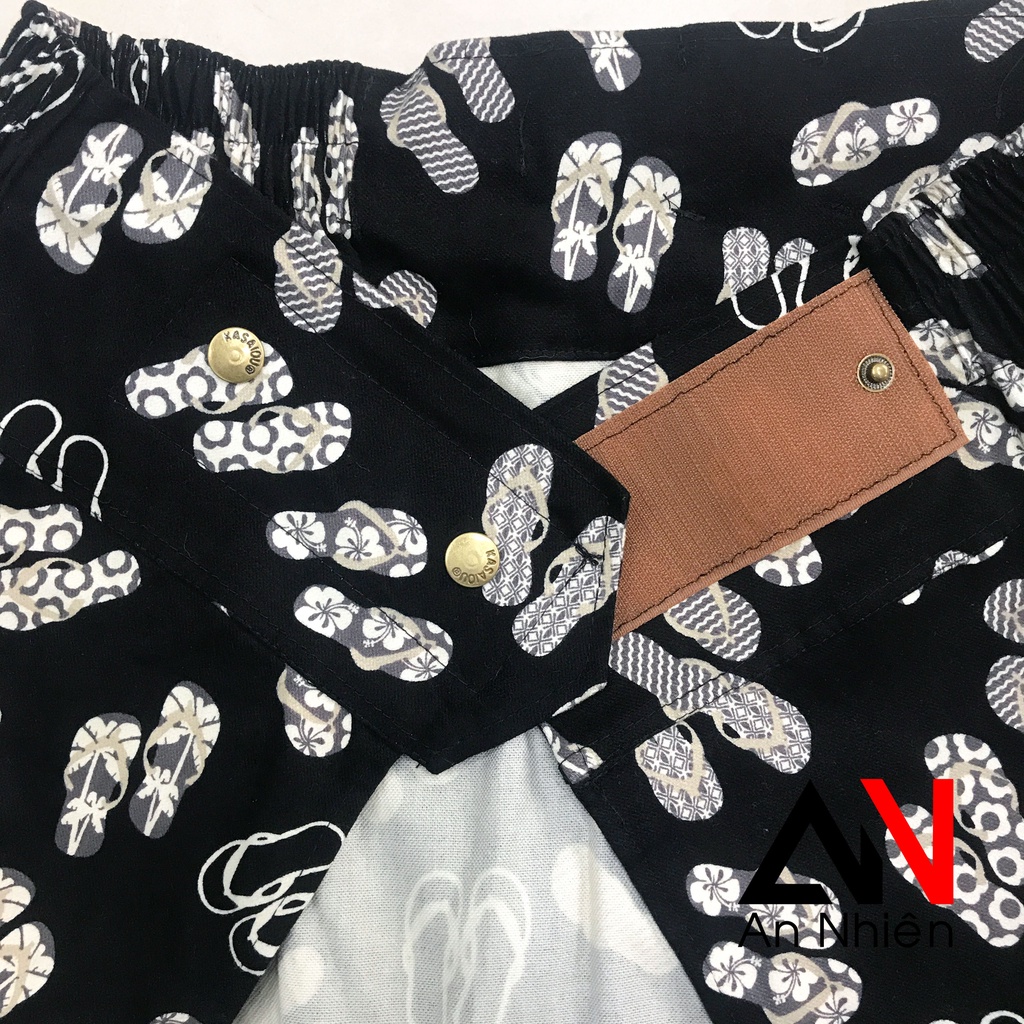 váy chống nắng freeSize xẻ tà có túi phía trước miếng dán kết hợp nút bấm [được chọn mẫu] dưới tà váy có nút bấm