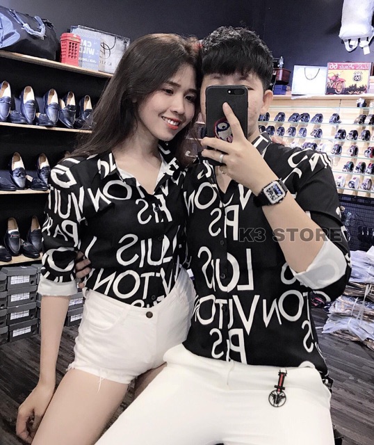 Áo sơ mi LVUitom unisex