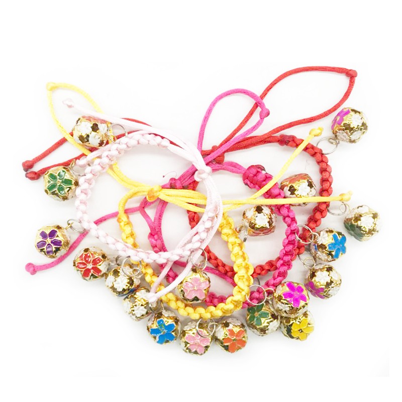 Vòng cổ 5 chuông họa tiết bông hoa nhiều màu sắc Kún Miu cho chó mèo cỡ nhỏ