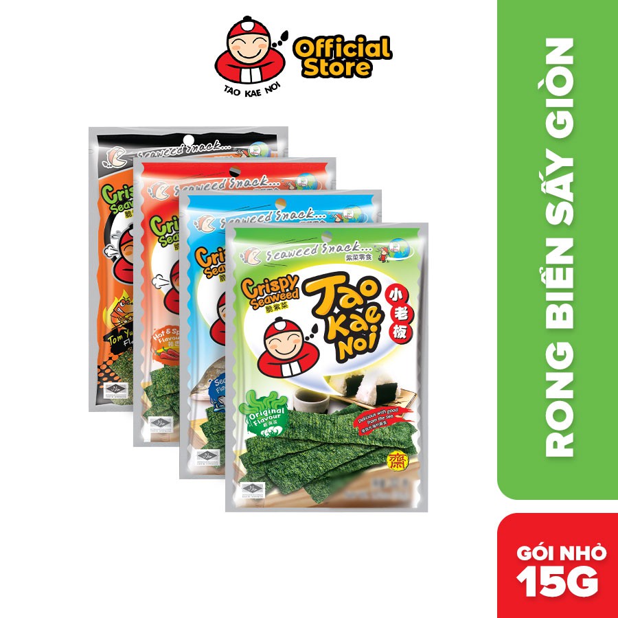 Rong biển TaoKaeNoi CRISPY SEAWEED 15g