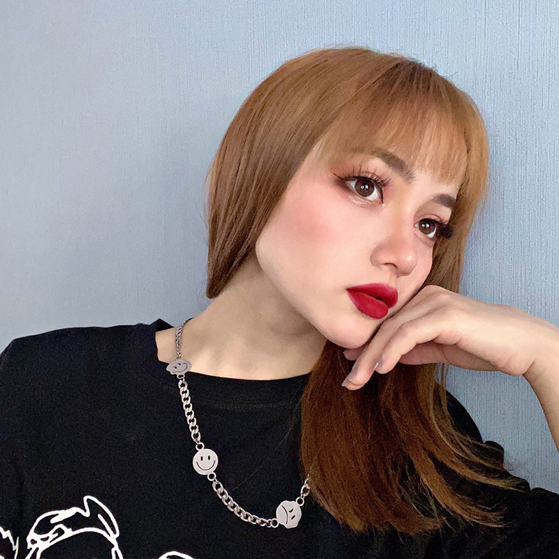 Vòng Cổ Gắn Mặt Hình Mặt Cười Cá Tính Độc Đáo Phong Cách Harajuku Nhật Hàn