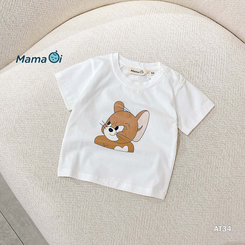 Áo thun bé trai bé gái in hình chuột Jerry vải thun cotton mềm mịn cho bé từ 0-3 tuổi của Mama Ơi - Thời trang cho bé