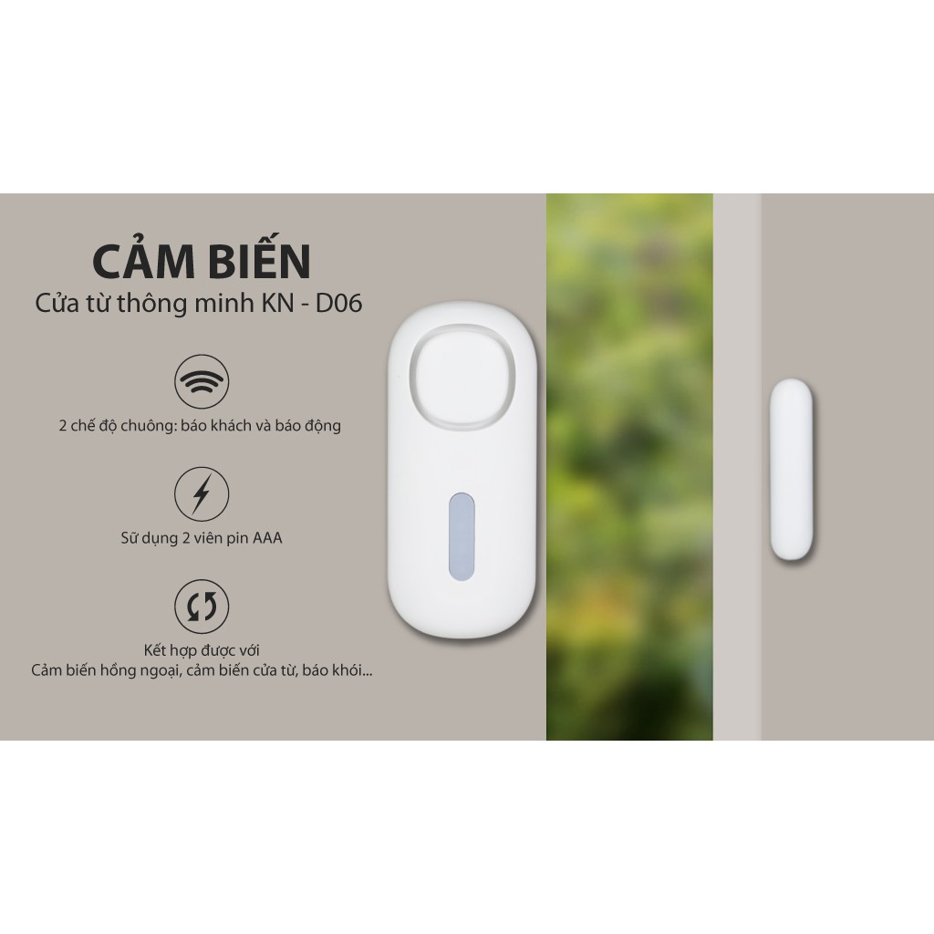 Cảm biến cửa từ thông minh KN-D06
