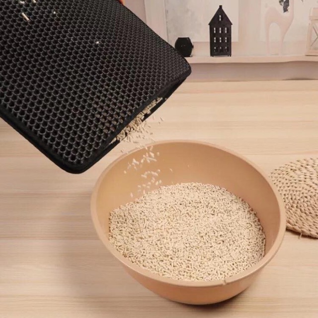 Thảm lọc cát lót nhà vệ sinh cho mèo
