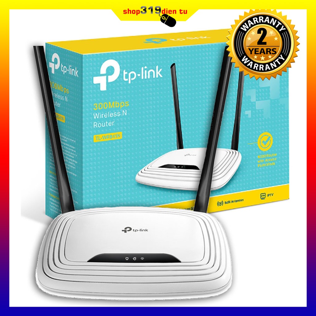Bộ Phát Wifi TP-LINK TL-WR841N Router Wi-Fi Chuẩn N Tốc Độ 300Mbps