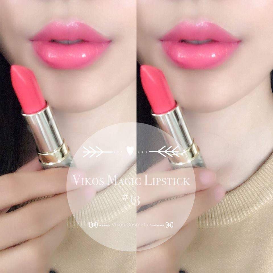 SON LÌ DƯỠNG MÔI - Son lì dưỡng môi  VIKOS MAGIC LIPSTICK - Mỹ phẩm Vikos.