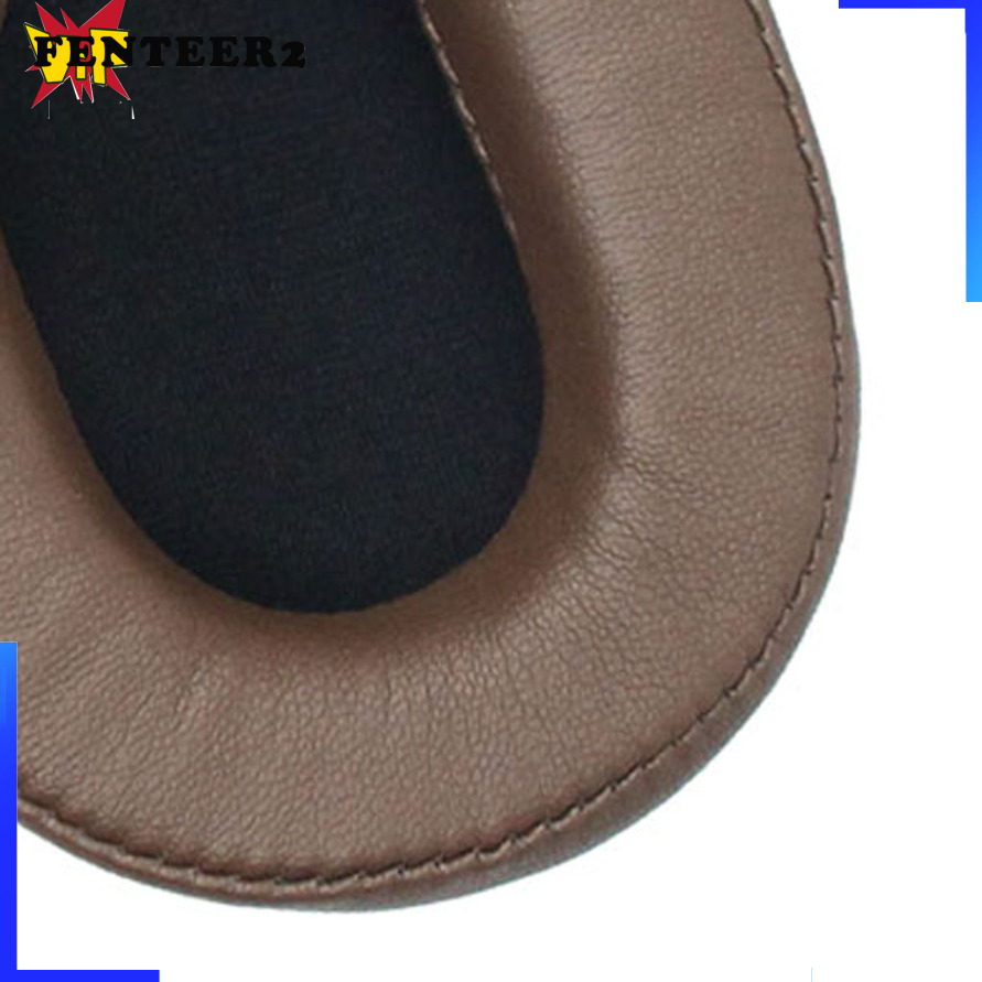 [Fenteer2  3c ]1 Pair Headphones Ear Pad Cushion for   MSR7 M50X M20 M40 Brown