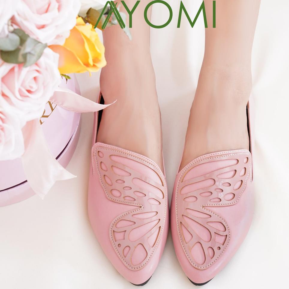 Giày Búp Bê Đế Bằng Abl43 Đính Nơ Xinh Xắn Cho Nữ | BigBuy360 - bigbuy360.vn