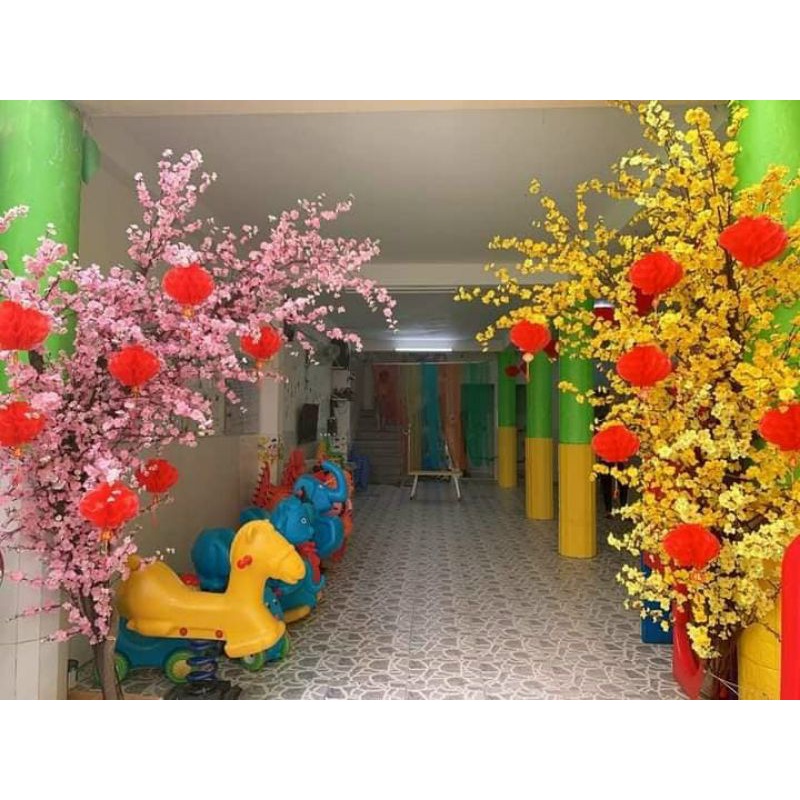 Đèn lồng đỏ Nilon chữ Phúc 30cm/25cm/20cm treo trang trí Tết - đèn lồng chống nước