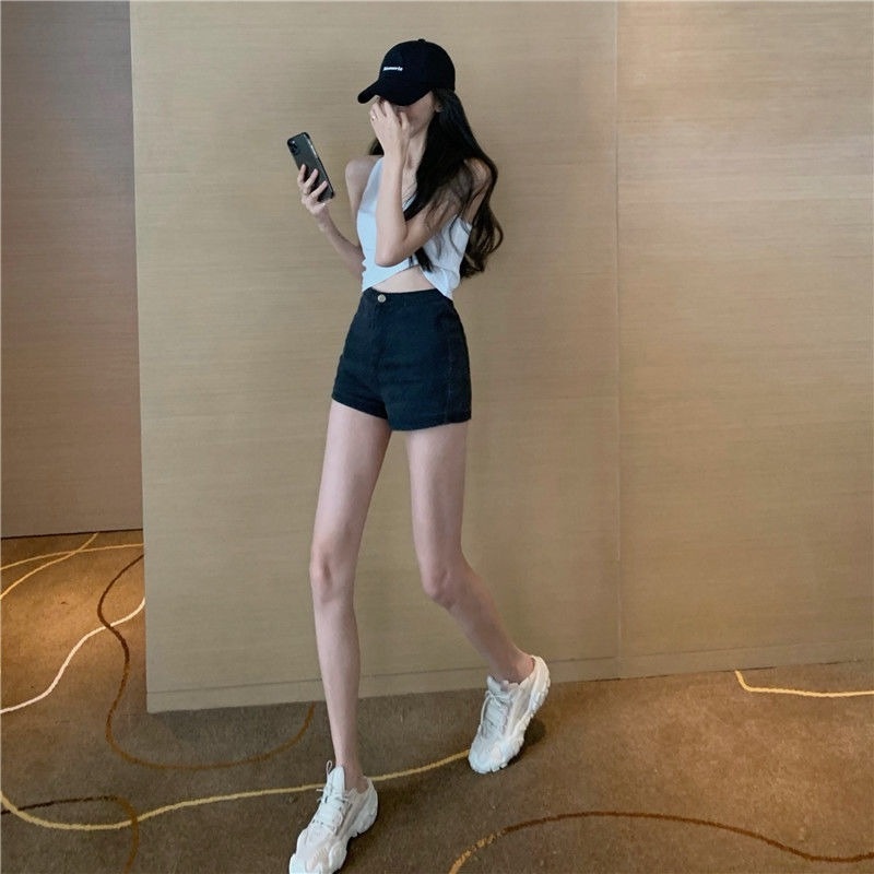 Quần Short Denim Dáng Ôm Thời Trang Mùa Hè Mới Cho Nữ