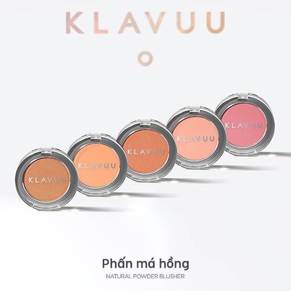 Phấn má hồng Klavuu Urban Pearlsation Natural Powder Blusher 5.5g