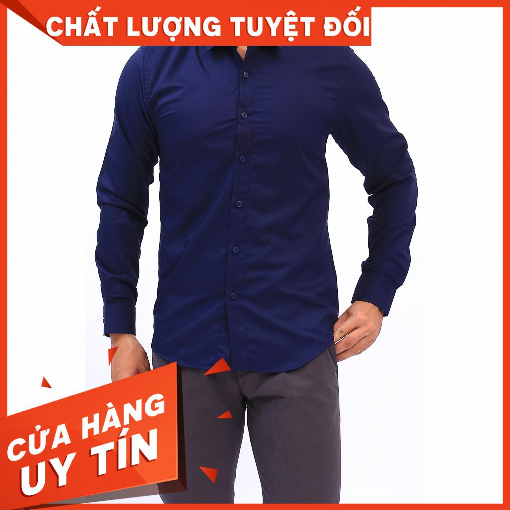 [Cam Kết Chính Hãng] [Thời Trang Hè Fasamy]Áo sơ mi nam dài tay 38-43 A9125-B2 Fasamy 2019 - Hot