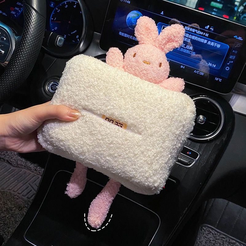 Hộp Đựng Khăn Giấy Treo Lưng Ghế Xe Hơi Trang Trí Sáng Tạo Dễ Thương