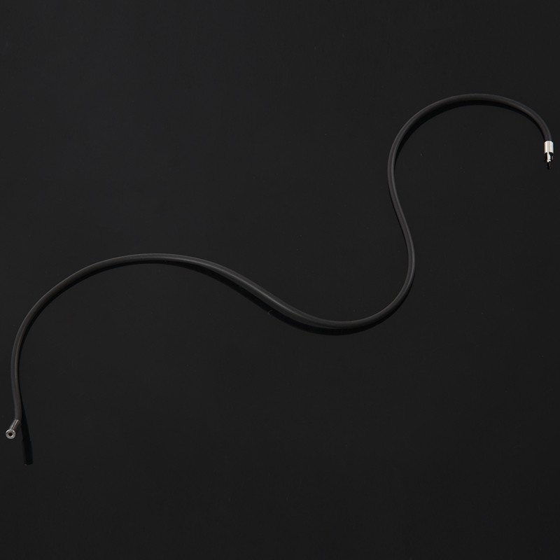 Vòng cổ cao su màu đen 3m có chốt inox 16 inch