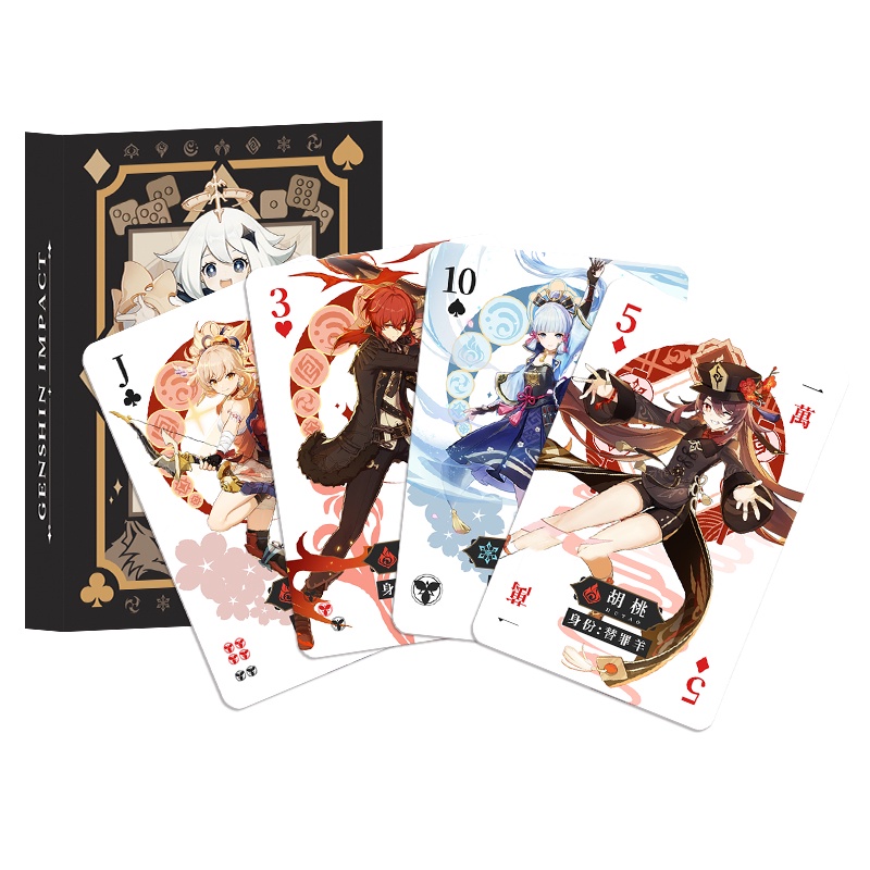 Mô Hình Nhân Vật Anime Genshin Impact Game Xiao KELI Etc. Bộ Bài Tây Mạt Chược Đa Năng Thiết Kế Sáng Tạo Độc Đáo