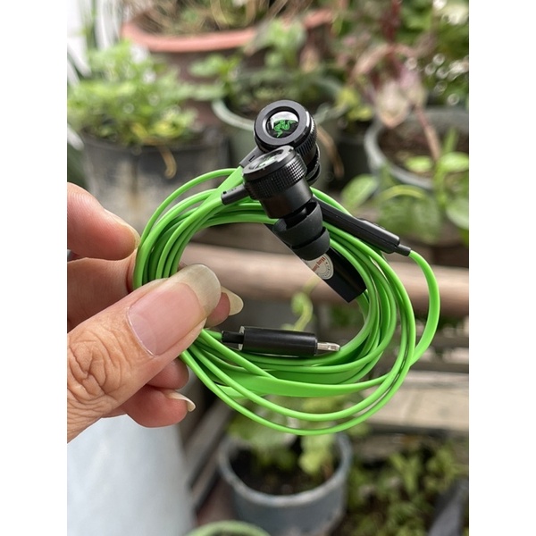 Tai nghe Razer Hammerhead chân dẹt cho đt Táo Khuyết, mới 100% nobox, Chơi game cực đã