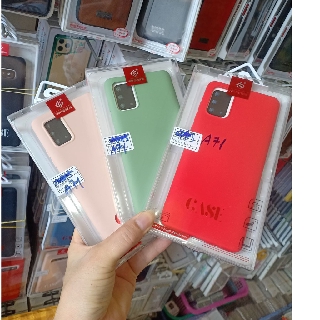 Ốp lưng dẻo màu KT Desing Galaxy A71 Chống bám bẩn cao cấp