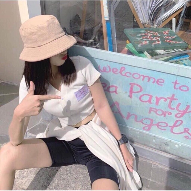 Áo Croptop Thêu Ô VBuông K&amp;A( Shop Bán Áo Croptop Đẹp)