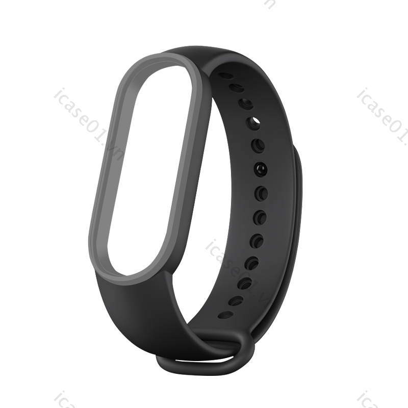 Dây Đeo Thay Thế Chất Liệu Silicon Màu Trơn Cho Mi Band 5  Band5
