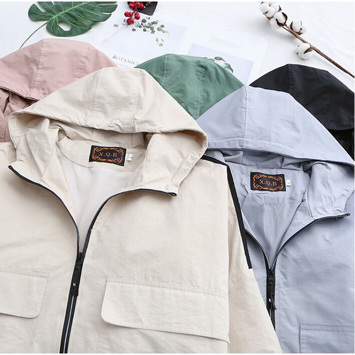 áo khoác gió 2 lớp over size | BigBuy360 - bigbuy360.vn