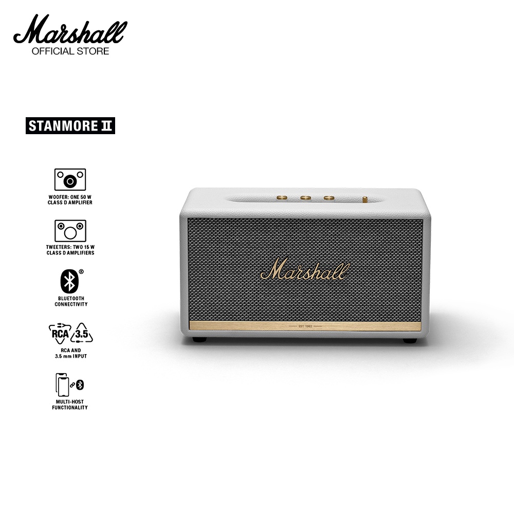 [Mã ELMALL1TR giảm 5% đơn 3TR] Loa Marshall STANMORE II Bluetooth Homeline - 1 năm bảo hành