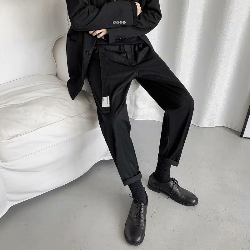Men's slim suit trousers formal pants