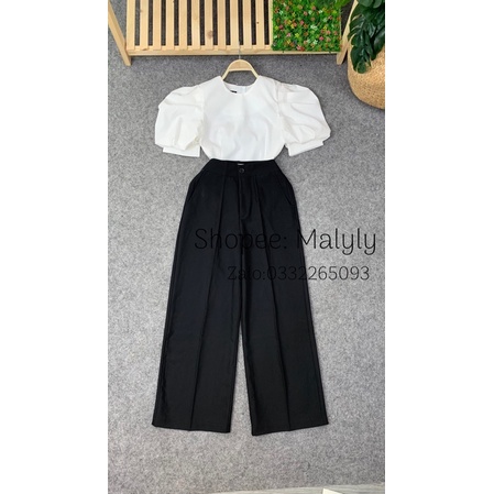 [ MÃ 269 ] ÁO CROPTOP CỔ TRÒN TAY PHỒNG