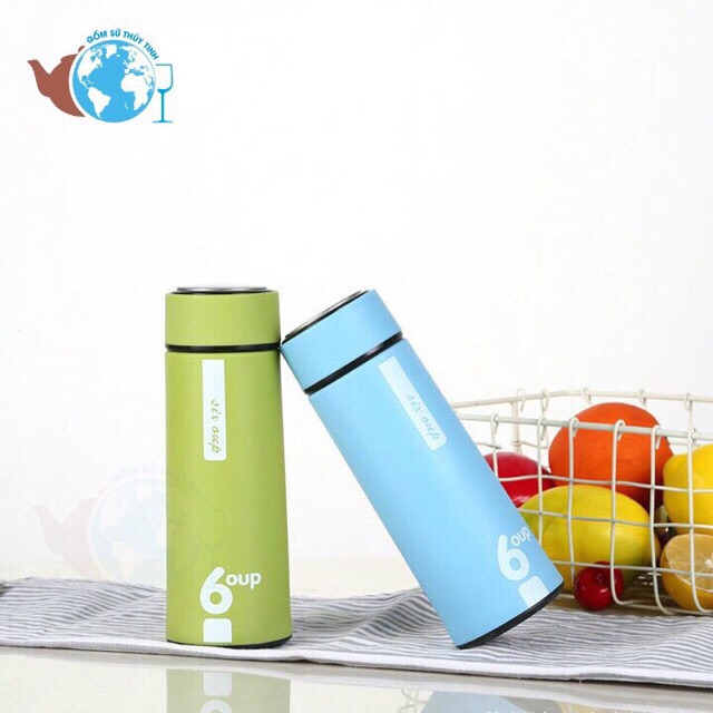 Combo 10 Bình giữ nhiệt vỏ nhựa lõi thuỷ tinh 450ml