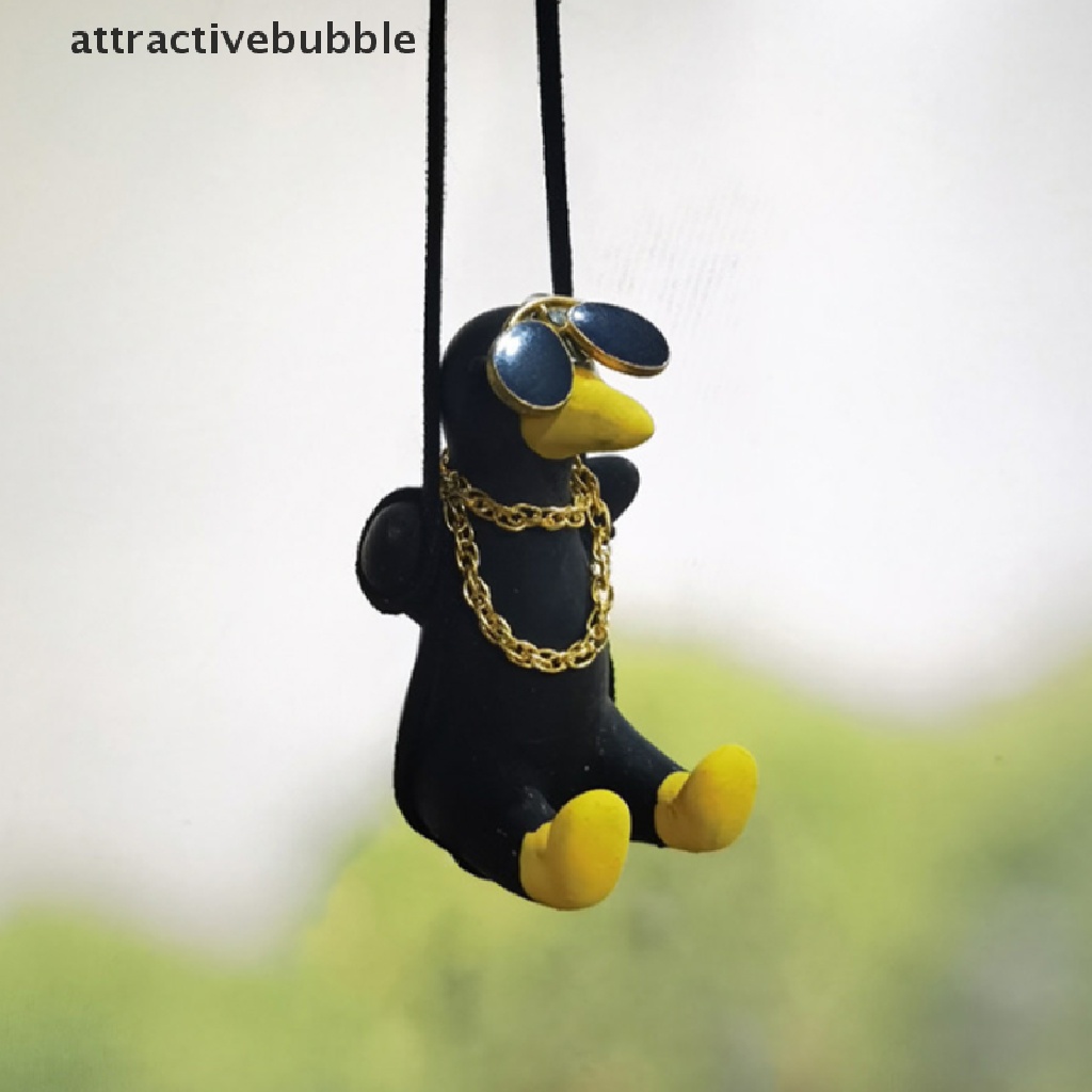 Phụ Kiện Treo Trang Trí Gương Chiếu Hậu Xe Ô Tô Hình Vịt Con Dễ Thương