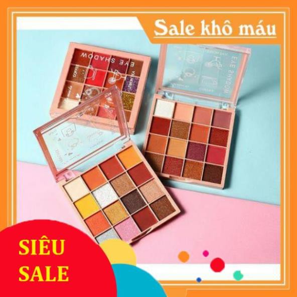 ( Siêu Sỉ Tốt ) Phấn Mắt 16 Ô Có Nhũ Lameila Đa Tone Auth Nội Địa - Nội Địa Mùi Beauty