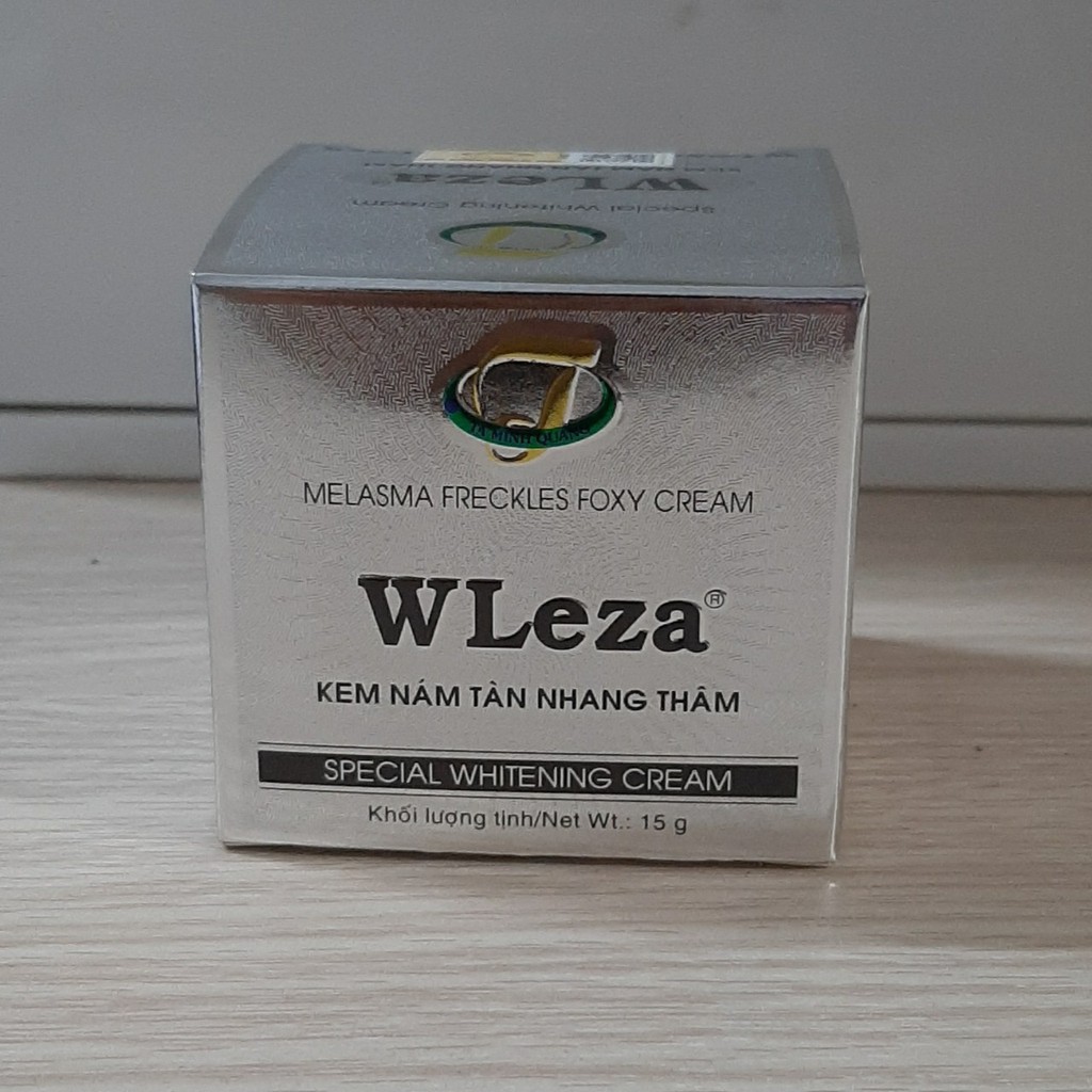 KEM NGỪA  NÁM VÀ THÂM, TÀN NHANG, NGỪA MỤN, CHỐNG NẮNG WLEZA 15G CTY TẠ MINH QUANG.