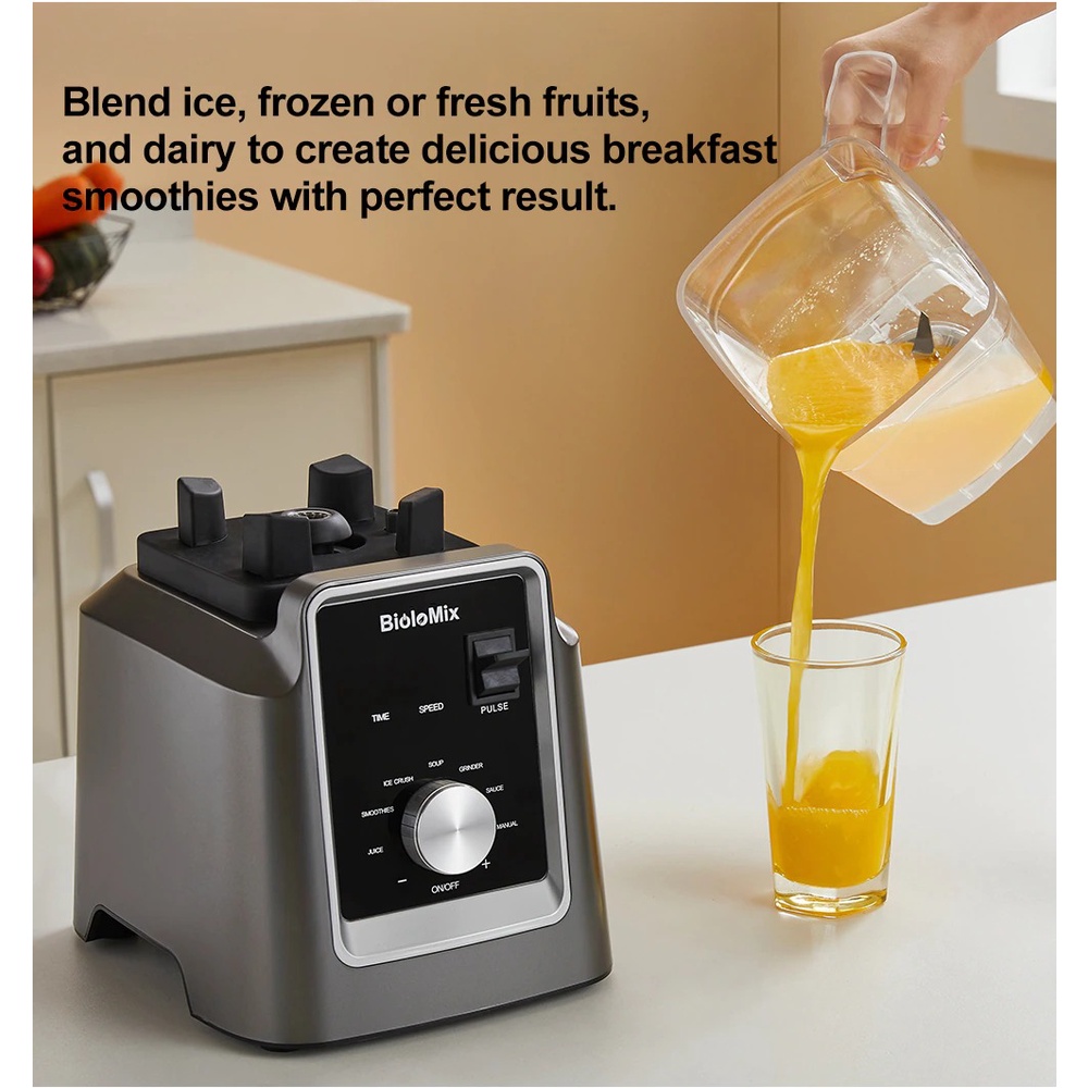 Máy xay sinh tố chuyên nghiệp BioloMix T5600 công suất cao 2200W không chứa BPA