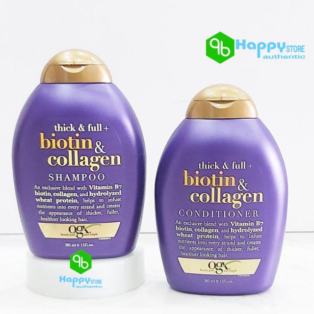 DẦU GỘI HOẶC DẦU XÃ CHỐNG RỤNG TÓC, KÍCH THÍCH MỌC TÓC BIOTIN & COLLAGEN - MỸ