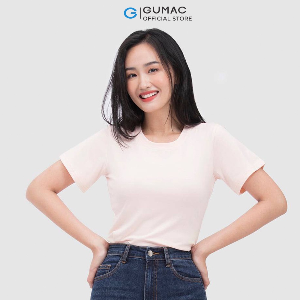 [Mã WABRGUM giảm 10% tối đa 30K đơn 99K] Áo thun cổ tròn thời trang GUMAC ATC04002 | WebRaoVat - webraovat.net.vn