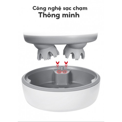 Máy massage đầu cầm tay pin sạc 4D ST-702 - Giảm stress, đau nhức đầu | OKbuy