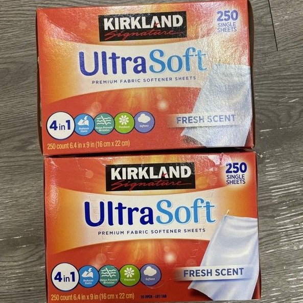 Giấy Thơm Quần Áo Kirkland USA 250 miếng